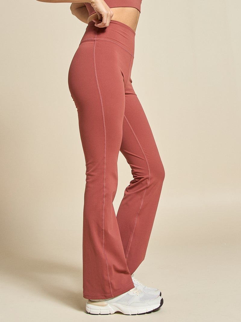 Legging de desporto flare - (ekstract) Castanho - Kiabi