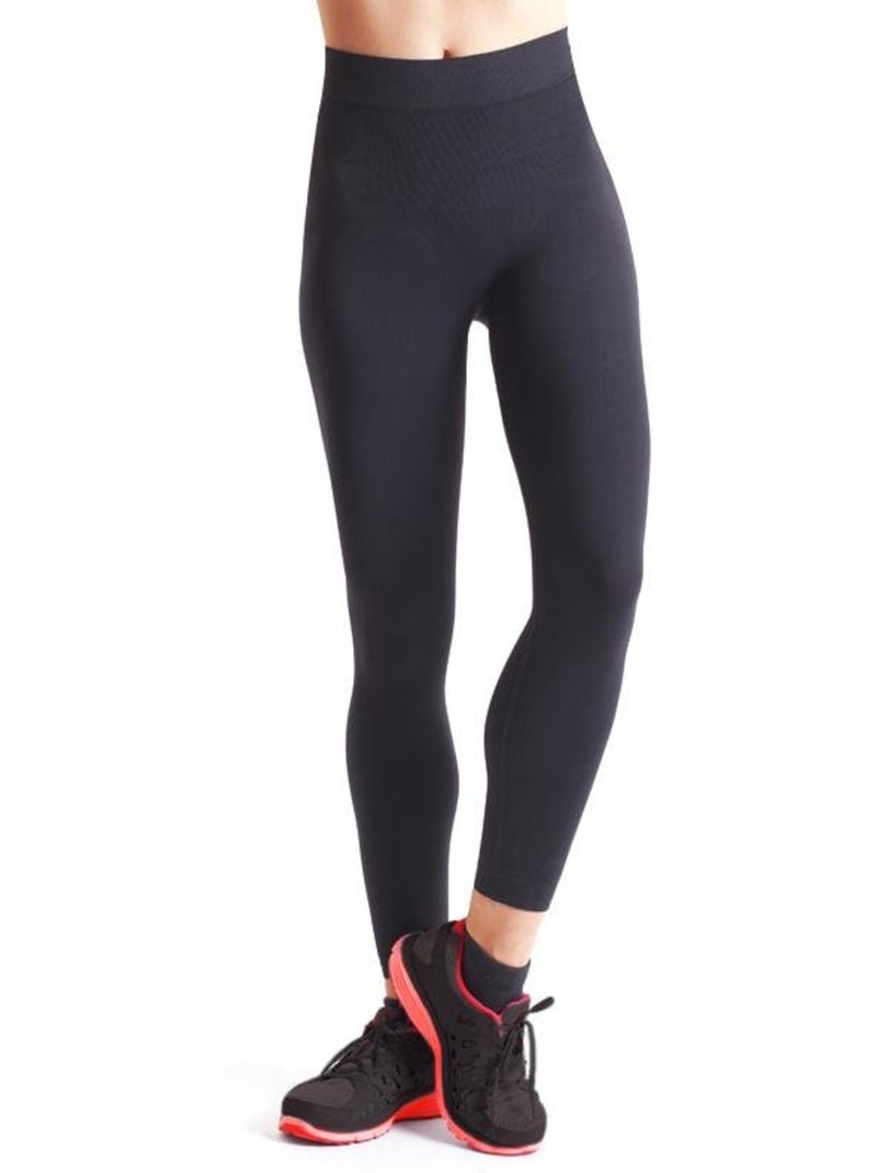 Legging de desporto modelador emagrecedor Preto - Kiabi
