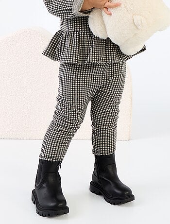 Legging de flanela escovada