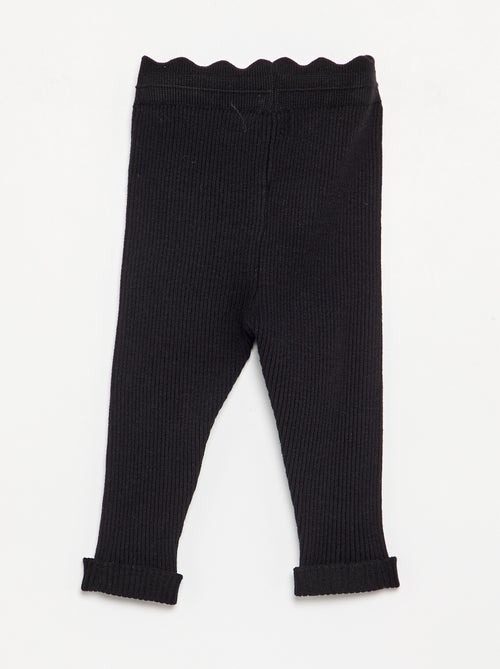 Legging de malha com laço na cintura - Kiabi Legging de malha com laço na cintura - Kiabi