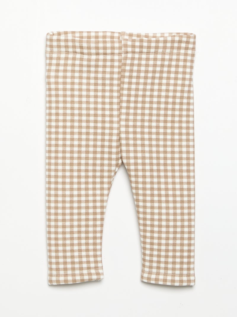 Legging de moletão Branco - Kiabi