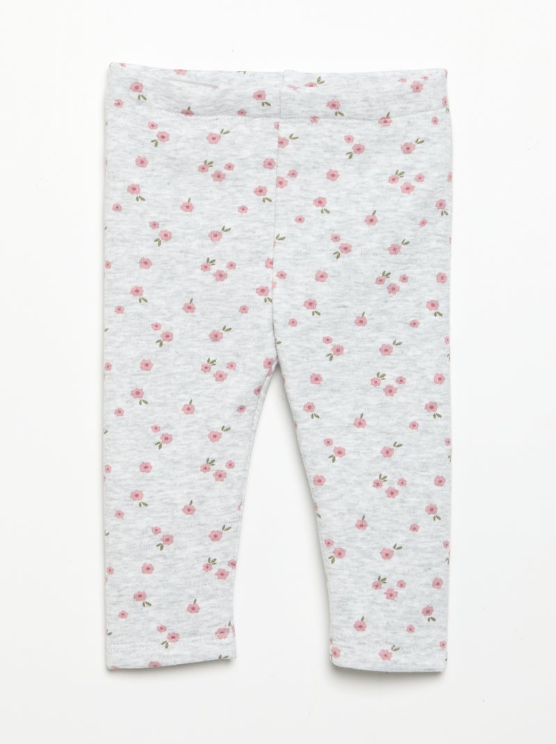 Legging de moletão Cinza - Kiabi