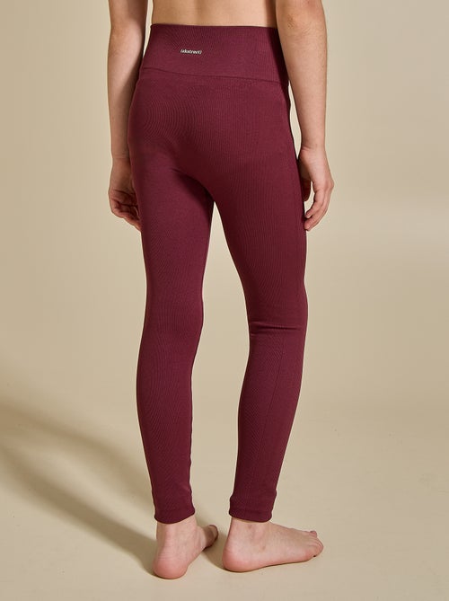 Legging desportiva canelada - (ekstract) - Kiabi Legging desportiva canelada - (ekstract) - Kiabi