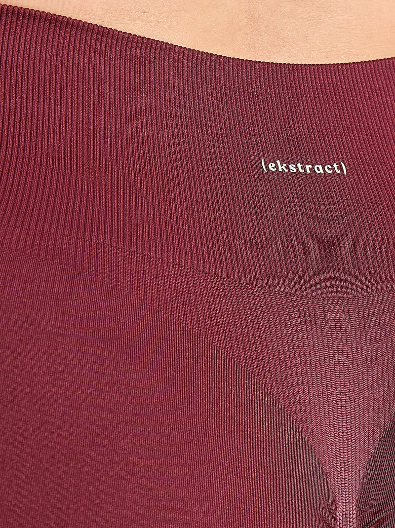 Legging desportiva modeladora - (ekstract) Bordeaux - Kiabi