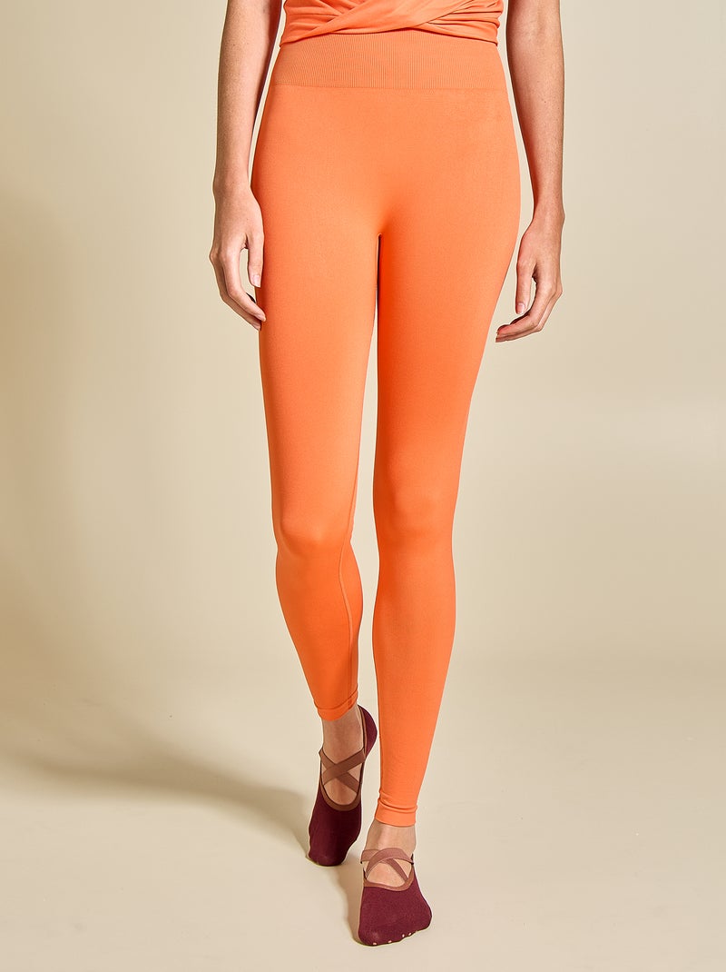 Legging desportiva modeladora - (ekstract) Laranja - Kiabi