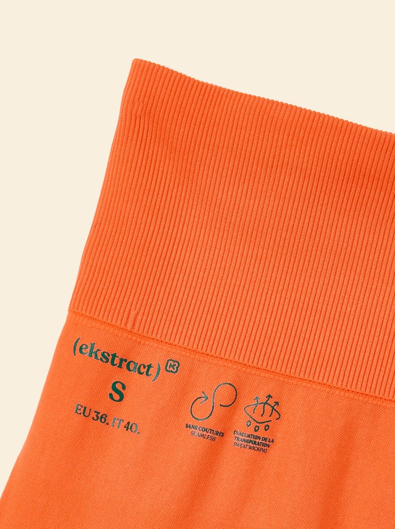 Legging desportiva modeladora - (ekstract) Laranja - Kiabi