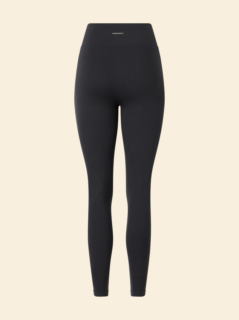 Legging desportivo canelado - (ekstract) Preto - Kiabi
