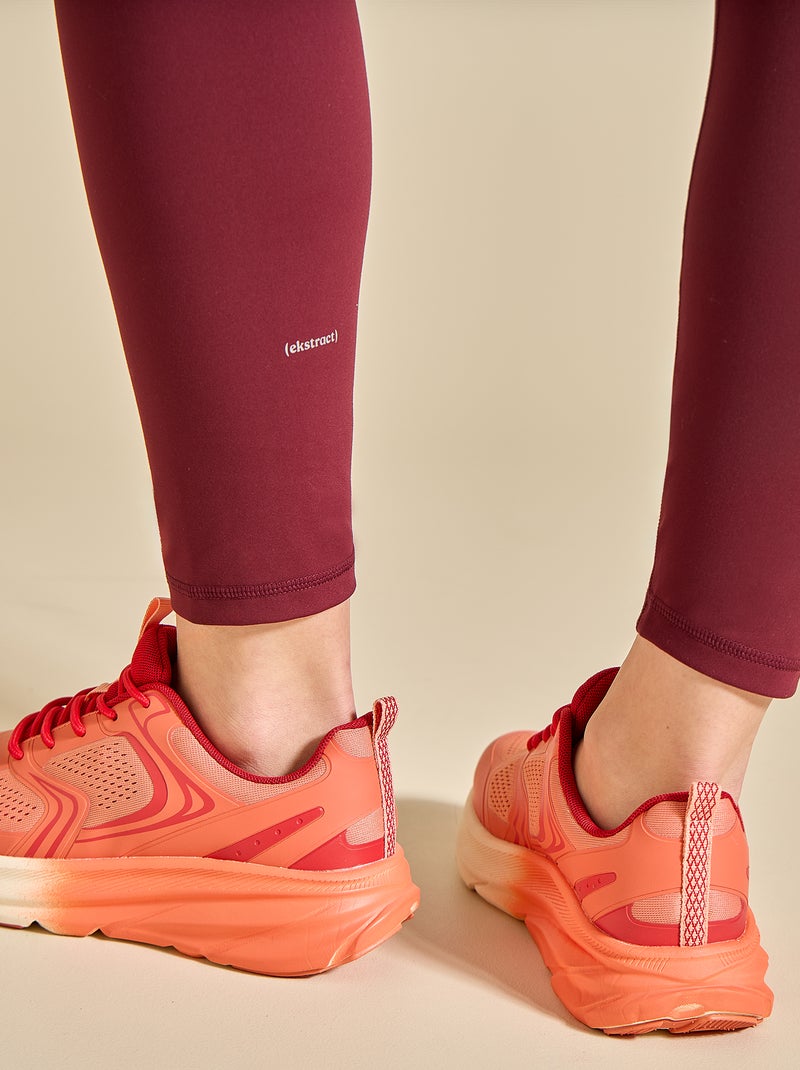 Legging desportivo com bolsos - (ekstract) Bordeaux - Kiabi