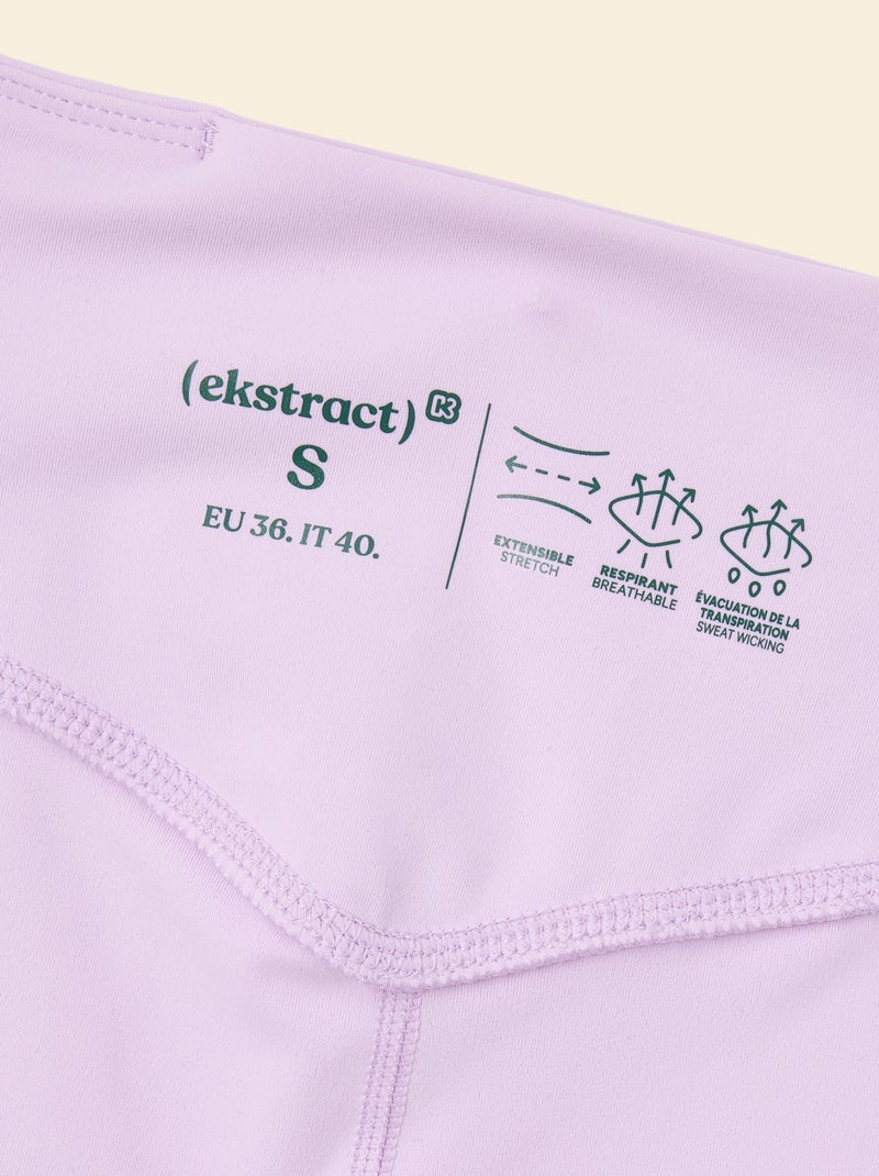 Legging desportivo com bolsos - (ekstract) Violeta - Kiabi