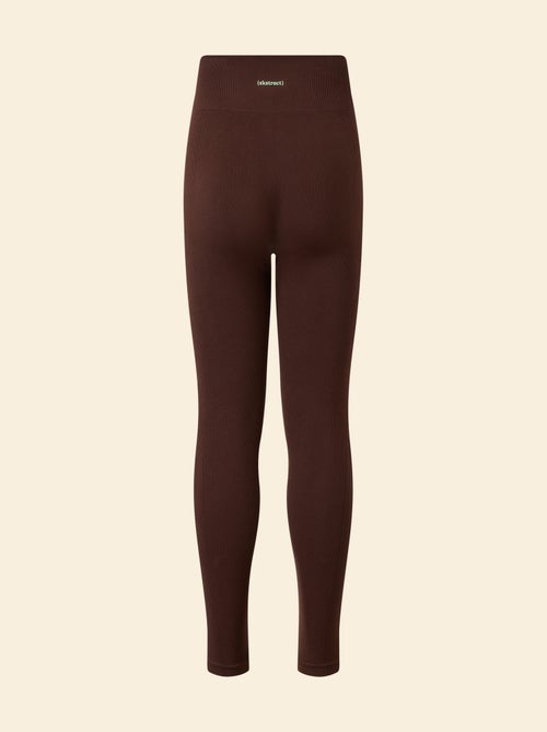 Legging desportivo em canelado - (ekstract) - Kiabi
