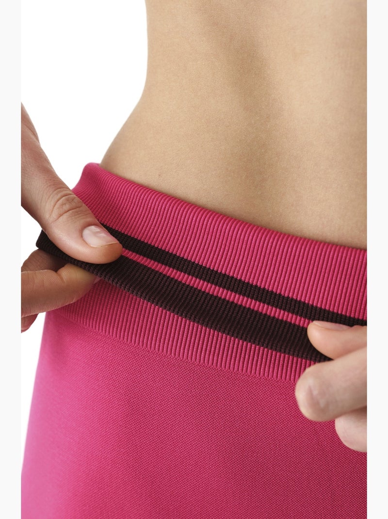 Legging dobrável de cintura alta penti Rosa-fluo/Solinotes - Kiabi