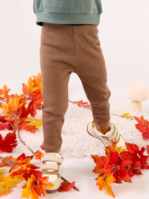 Legging em malha canelada - Kiabi