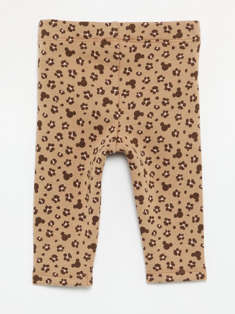 Legging estampado 'Disney' Castanho - Kiabi
