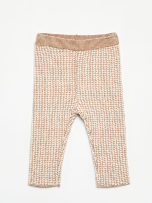 Legging estampado em malha compacta - Kiabi