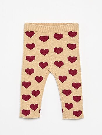 Legging estampado em malha compacta
