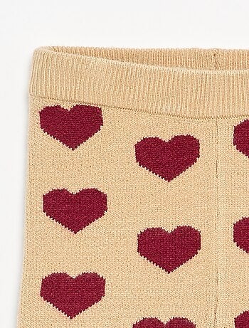 Legging estampado em malha compacta