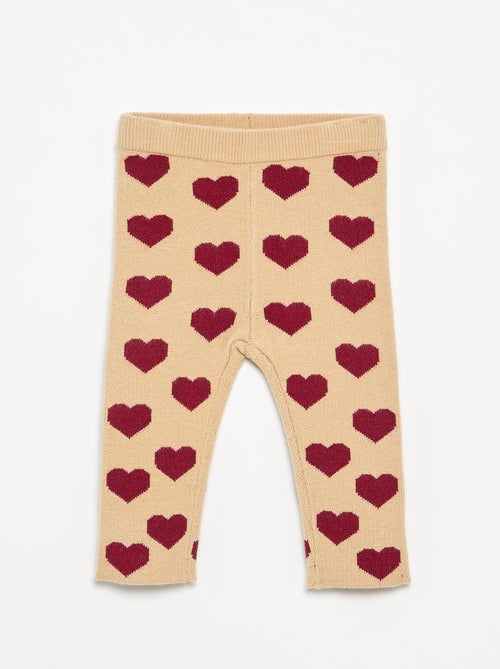 Legging estampado em malha compacta - Kiabi