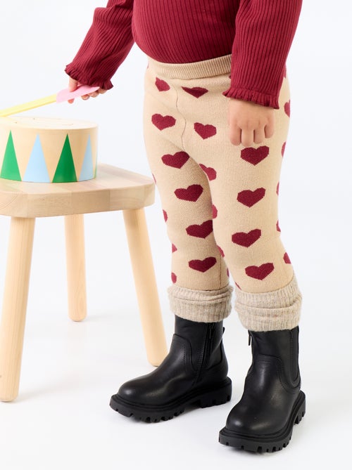 Legging estampado em malha compacta - Kiabi