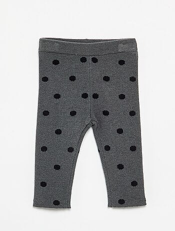 Legging estampado em malha compacta