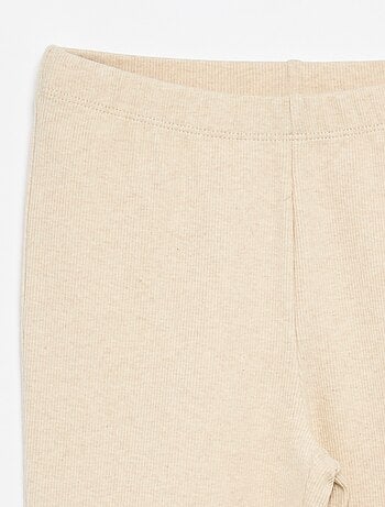 Legging flare em rib