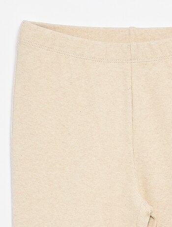 Legging flare em rib