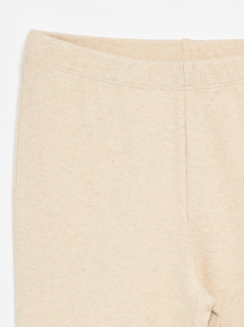 Legging flare em rib - Kiabi