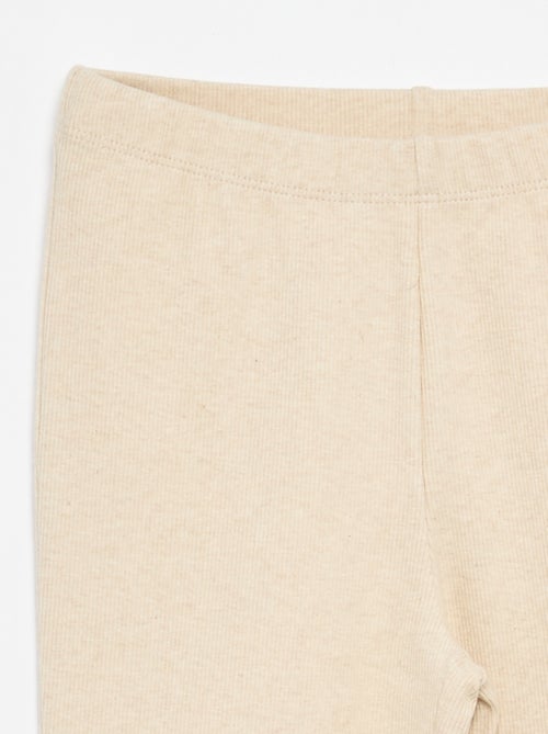 Legging flare em rib - Kiabi