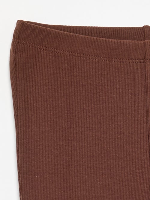 Legging flare em rib - Kiabi Legging flare em rib - Kiabi