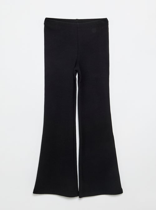 Legging flare em rib - Kiabi