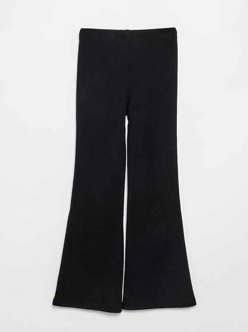 Legging flare em rib - Kiabi