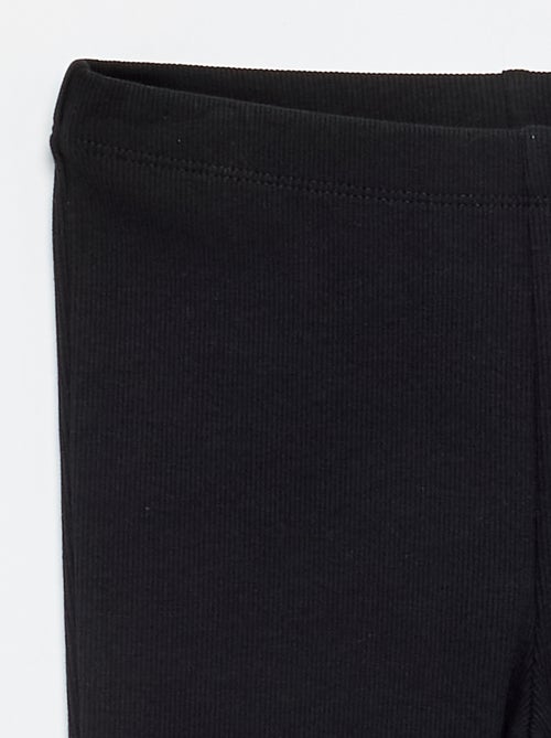 Legging flare em rib - Kiabi