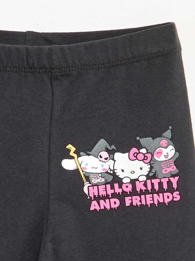 Legging 'Hello Kitty' Preto - Kiabi