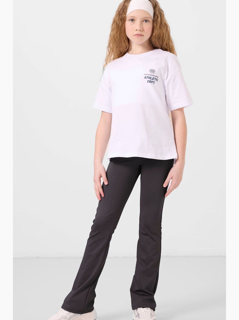 Legging infantil tommy Cinza-preto - Kiabi