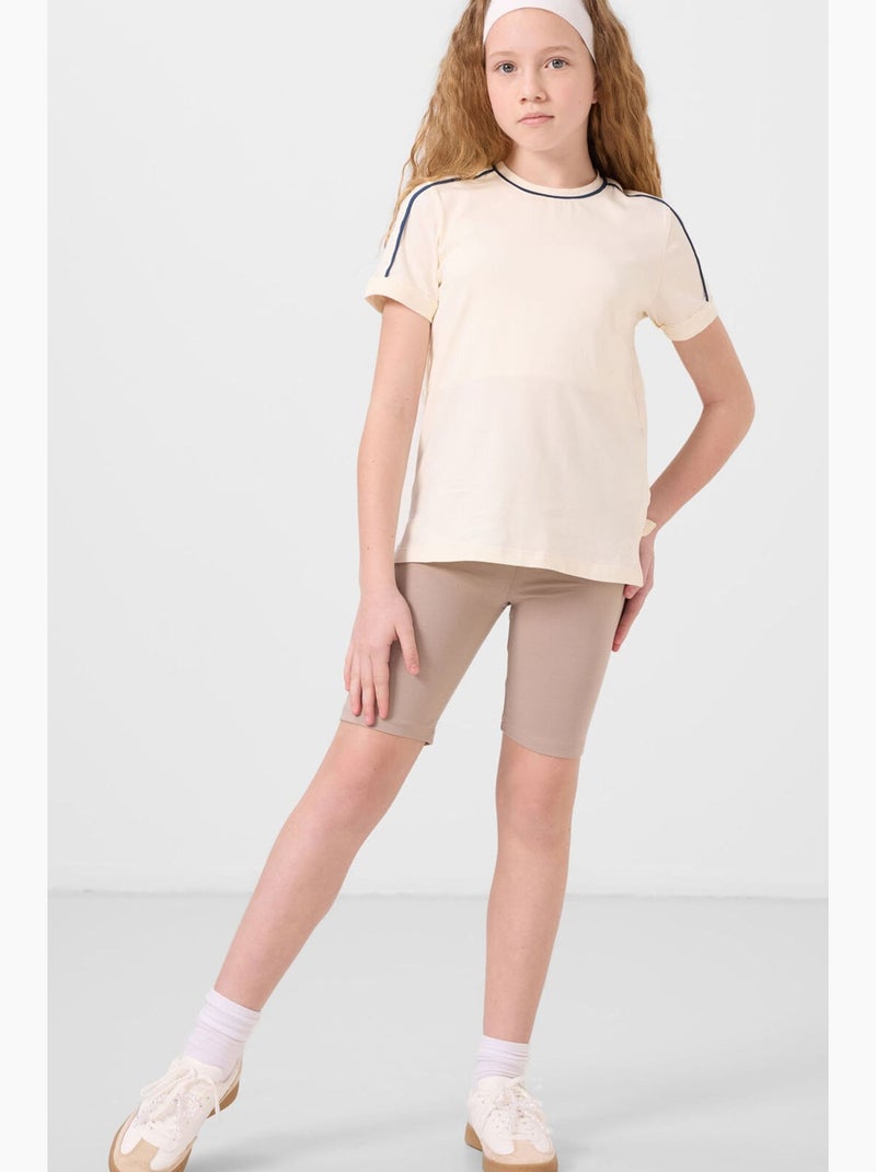 Legging infantil tommy Preto Rosa - Kiabi