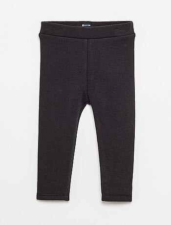 Legging liso de malha cardada