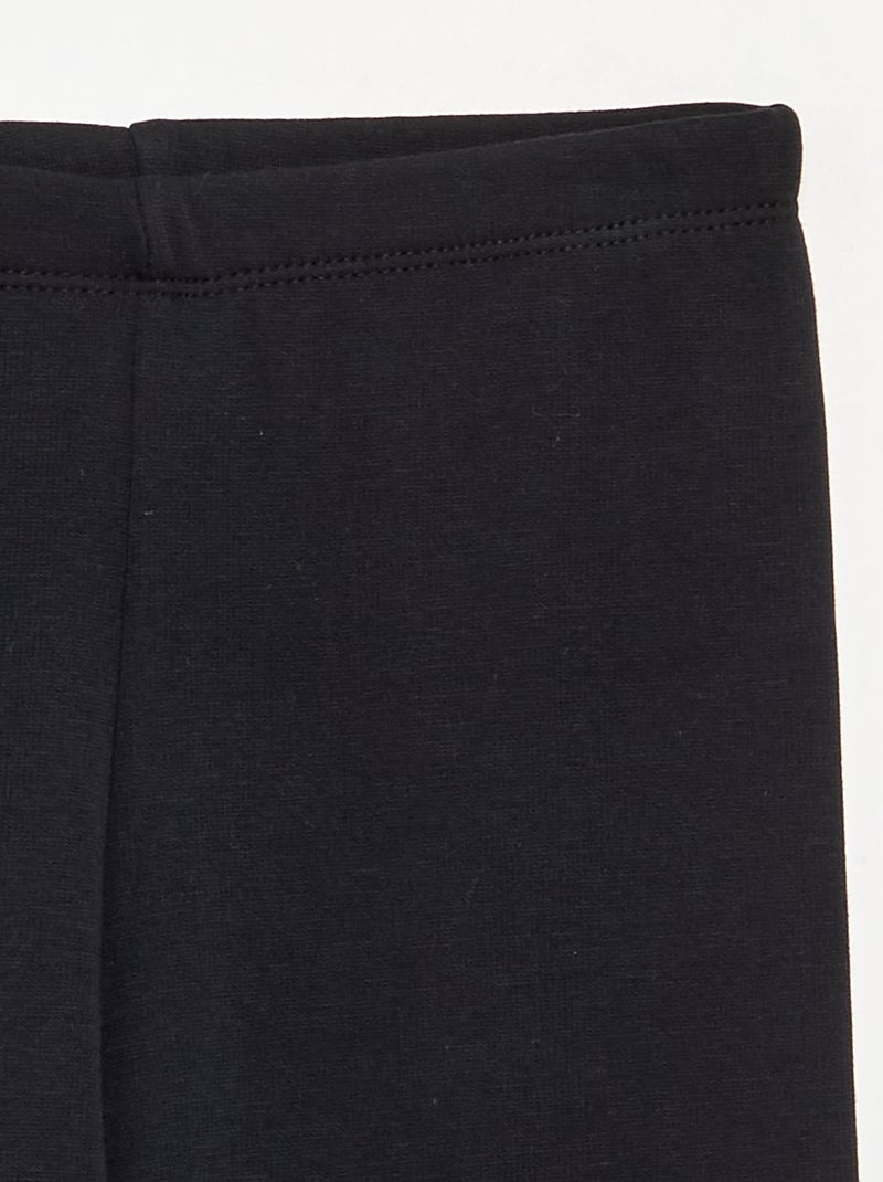 Legging liso Preto - Kiabi