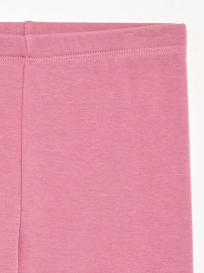 Legging liso Rosa - Kiabi