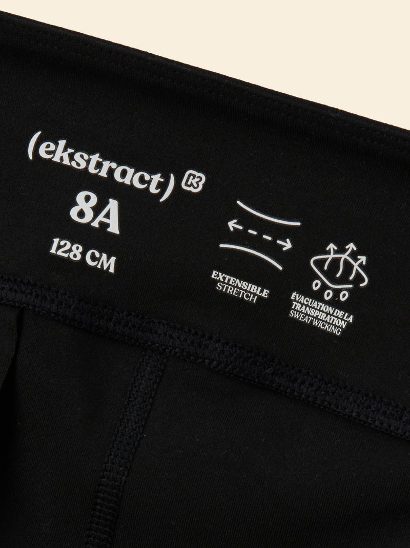 Legging multidesporto (ekstract) Preto - Kiabi