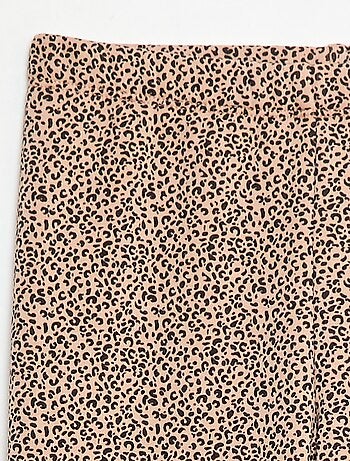 Legging quente estampado com interior em veludo