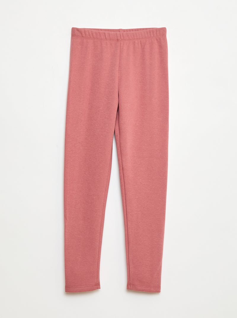 Legging quente interior em veludo Rosa - Kiabi