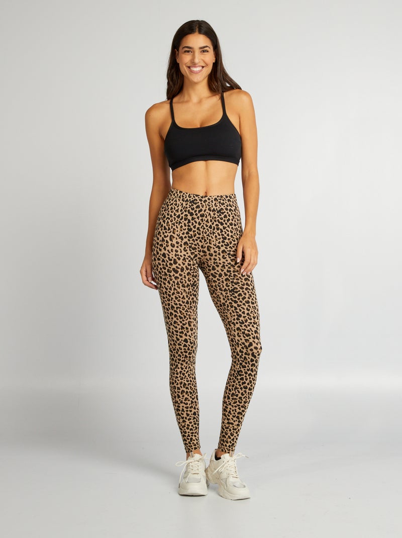 Leggings básicas compridas BEGE - Kiabi