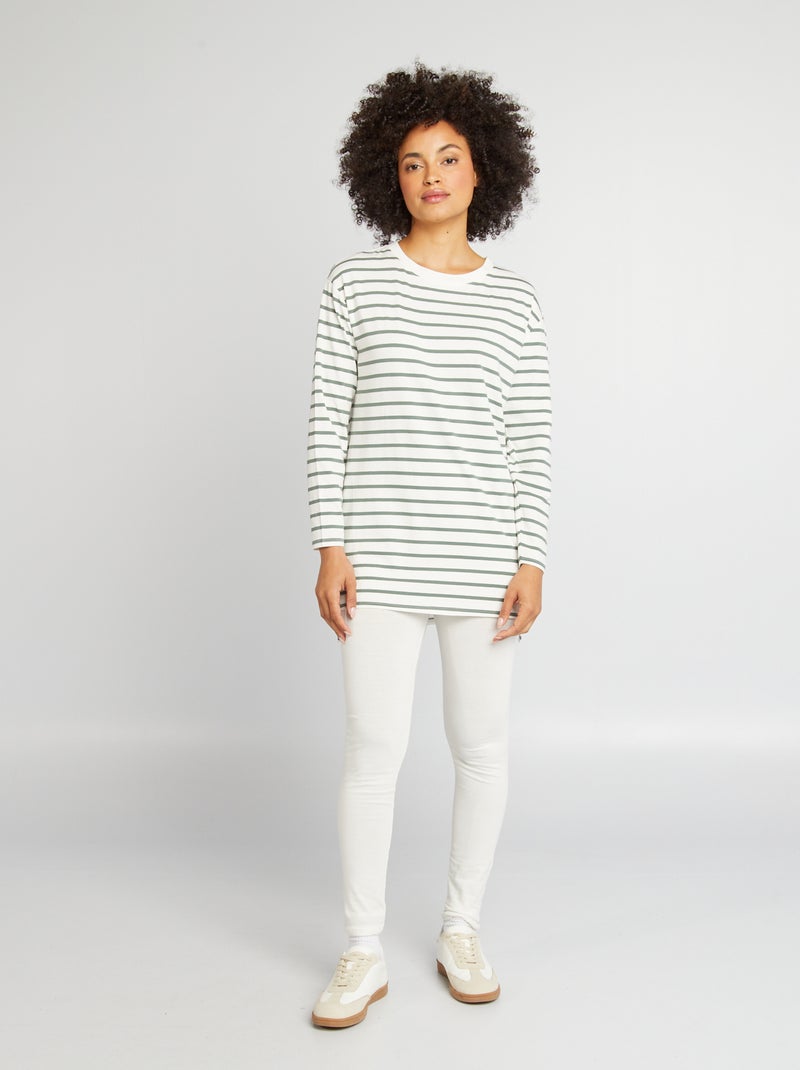 Leggings básicas compridas BRANCO - Kiabi