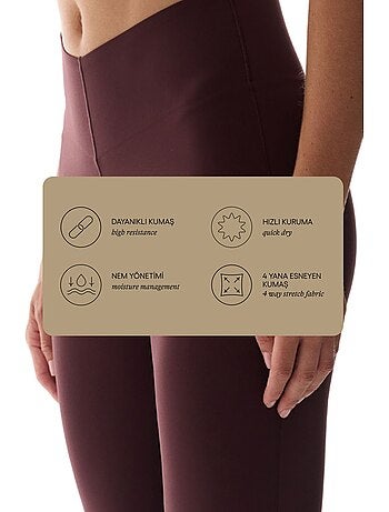 Leggings bonding flare (perna boca de sino) penti