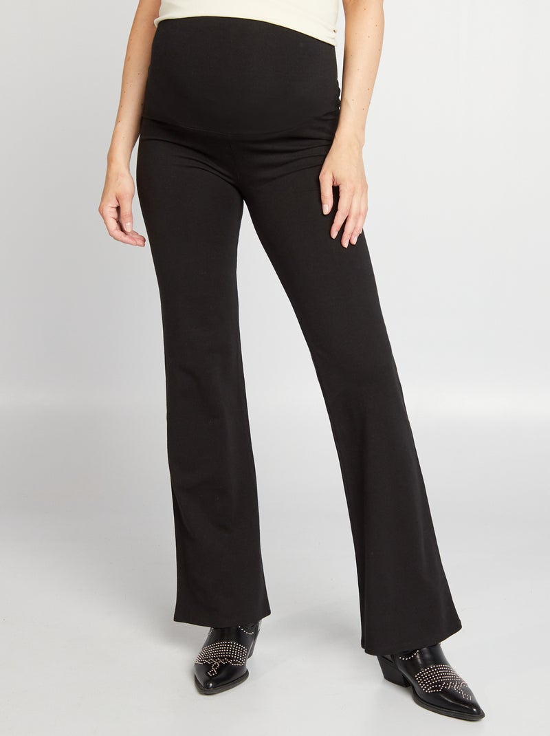 Leggings bootcut de grávida Preto - Kiabi