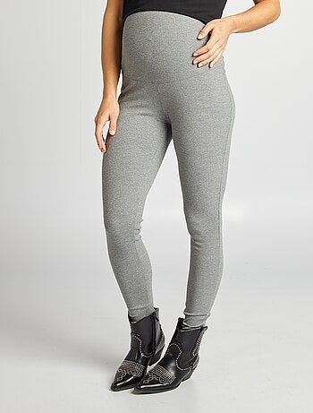 Leggings caneladas de grávida
