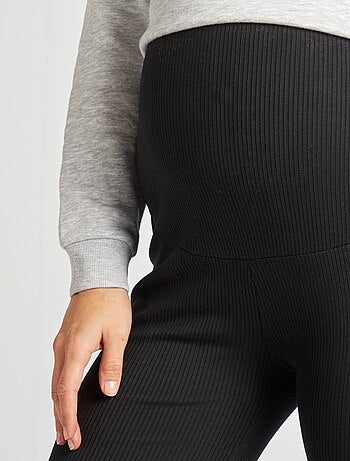 Leggings caneladas de grávida