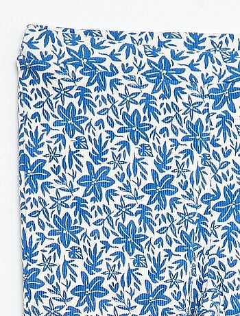 Leggings Canelados com Estampado