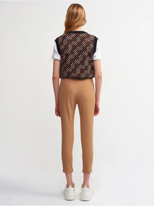 Leggings capri de cintura subida - Kiabi Leggings capri de cintura subida - Kiabi