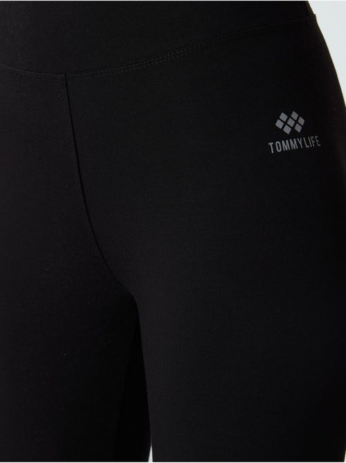 Leggings capri de cintura subida tommy - Kiabi