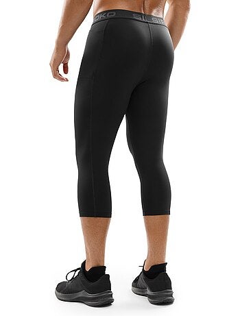 Leggings capri de treino para homem